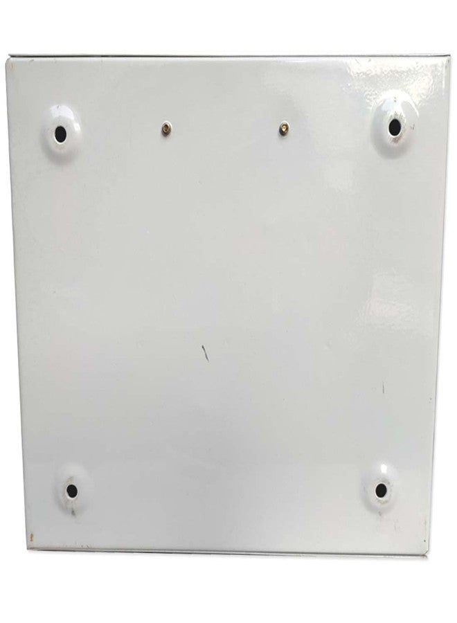 J M D GOLD JMD GOLD Db Spn 10 Way Steel, Copper, Brass Single Pole with Neutral Double Door Distribution MCB Board (White) - Image 5